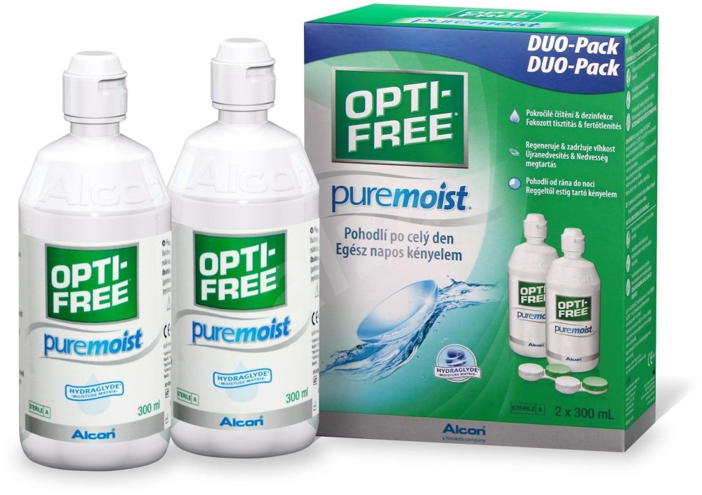 OPTI-FREE Pure Moist DUO Pack 2x300ml