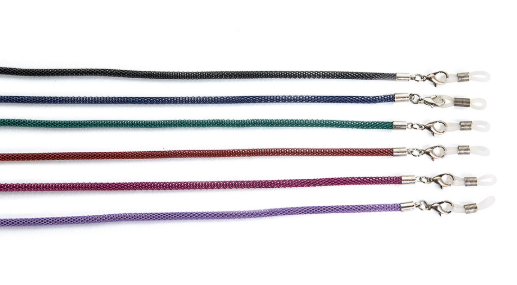 Řetízky na brýle s flexi karabinkami
